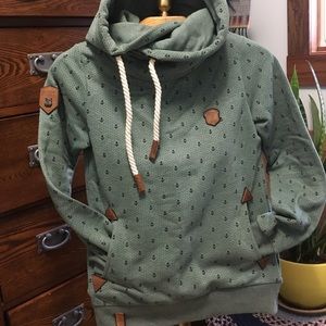 Naketano Women’s Darth Green with Anchors. Small